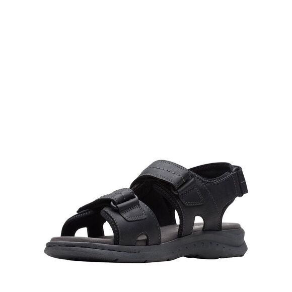 Clarks Mens Walkford Walk Black Shoes (NWT) - Picture 4 of 6